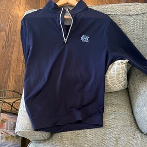 Peter Millar Navy Zip-Up Sweater